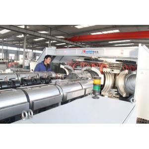 China 800mm Pipe Extruder HDPE Hollow Wall Corrugated Pipe Production Line supplier