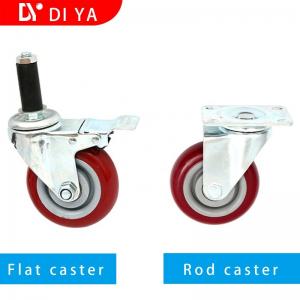 China DY77 6 Inch Industrial Iron Swivel Caster Wheels Heavy Duty Running supplier