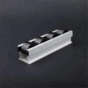 China Industrial T Slot Aluminum Extrusion Roller Track Sliding Flow Rack For Storage System supplier