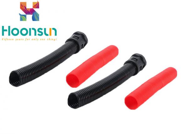 AD15.8 Black & Red Flexible Hose Pipe Standard Plastic Corrugated Pipe