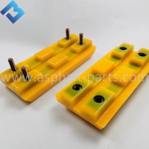 China W195  Milling Machine Rubber Track Pads 2411111 Yellow supplier