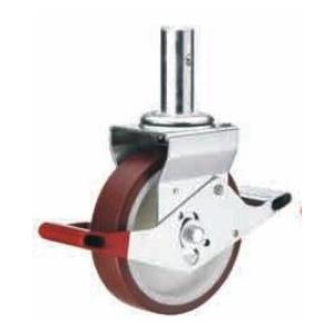 China Round Stem Scaffold Caster with Total Brake supplier