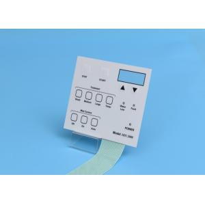China Metal Dome Backlit Membrane Switch Custom Color With Multiple Embossing Keys supplier