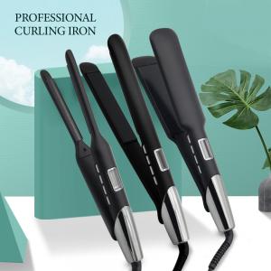 China Home Use 45W LCD Flat Ceramic Coated Hair Straightner For Men supplier