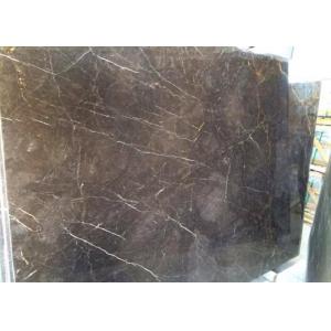 China Black Countertop Marble Slab With White Vein , Solid Large Marble Slab supplier