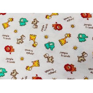 Colorful Printed Baby Reactive Mickey Mouse Flannel Fabric