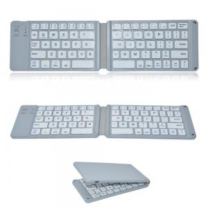 Wireless Folding Bluetooth Keyboard , Ultra Slim Bluetooth Keyboard 78 Keys