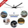 China Remote Control 100 Inch Ceiling Fan with Lights and Black ABS Housing Energy Saving wholesale