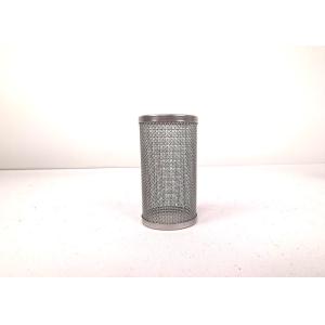 China Edge Packed Sliver Cylinder Filter Mesh Customized Diameter Rust Resistance wholesale