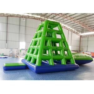 Aqua Sports Inflatable Water Tower Floating Water Climbing Slide For Sea