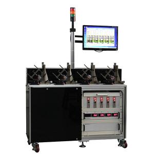 China Five Station Electric Motor Testing System For Motor Life Test , Low Noise supplier