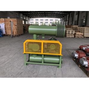 Cast Iron 4kw 3 Lobe Roots Blower With Army Green Color , Long Life