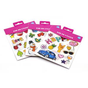 China Dry Transfer Temporary Custom Tattoo Stickers 4 * 5.8 Cm Size For Clothes supplier