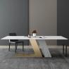 Modern Light Luxury Sintered Stone Multifunctional Dining Table Chair Simple