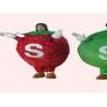 China いちごの広告のマスコットの漫画のcosplay衣裳のフルーツのデザインの凝った服 wholesale