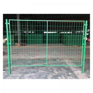 China Sustainable 6ft PVC Coated Galvanized Welded Wire Mesh Fence Panel for French Garden supplier