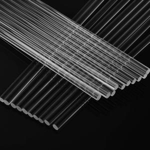 China 120mm Clear Transparent Acrylic Curtain Rod Exruded Clear Acrylic Bar Rods supplier