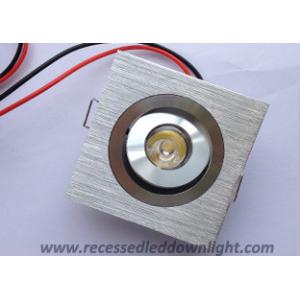 China Tensão quadrada ajustável do poder superior 1W 12V a baixa Recessed o diodo emissor de luz Downlight/Downlights supplier