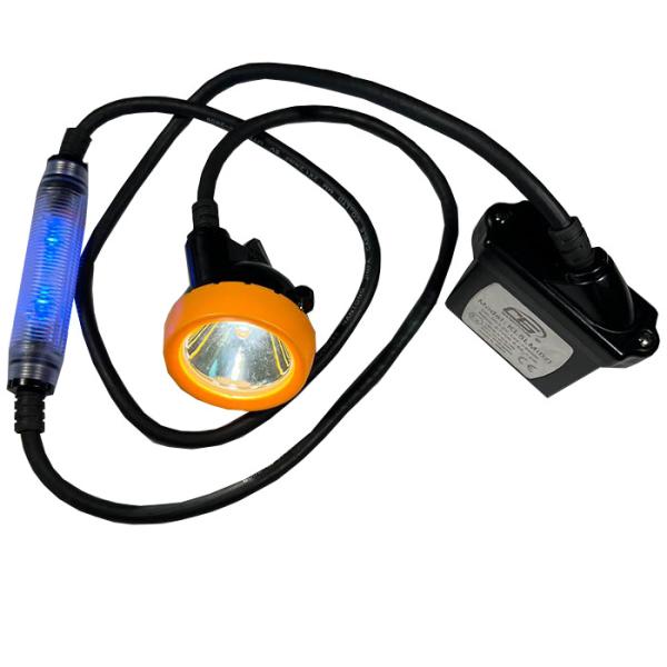 New Advanced Rechargeable Mine Cap Lamp Mining Type LED Lamps With Blue Rear Light