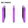 Office Gymnasium Building Swing Barrier Turnstiles with 6 Pairs IR Sensors Unlock Time 0.2s Traffic Speed 35 People/Min