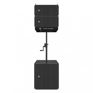 Portable Line Array Active Speaker 2 Tops 1 Sub Full Range Active Speaker