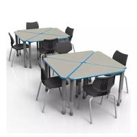 China Diamond Open Front School Desks School Furniture Desk Chair For Students Teachers on sale