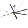 Ventiladores de techo PMSM HVLS de 16 pies para circulación de aire y ventilación en almacenes de volumen