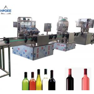 Alcohol Carbonated Drink Filling Machine Line For Vodka Whisky GIN Sealing