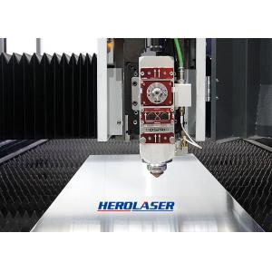 Horizontal 110m/Min Sheet Metal Fiber Laser Cutting Machine , 3015 Laser Cutter