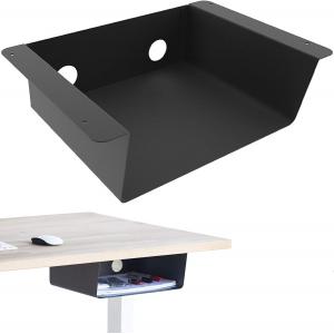 Adjustable Under Desk Storage Shelf Desk Organizer Drawer for Workstations and Desks