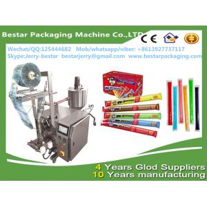 China stainless steel high quality ice lollipop packaing machine liquid frutis syrup packing machine bestar packaging machine supplier