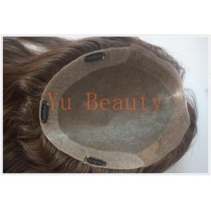 China Top Quality Human Hair  Welded Mono Lace Top Quality Cheap Factory Price 100% Remy Human Hair men toupee supplier