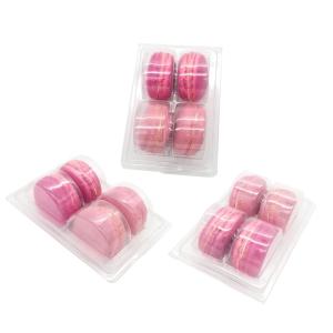 China 4pcs Macaronのゆとり箱を包む再生利用できるアクリルのプラスチックMacaron wholesale