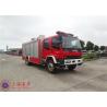 China ISUZU Chassis CAFS Fire Truck with Large Capacity 3600 L/Min Flow Fire Monitor wholesale