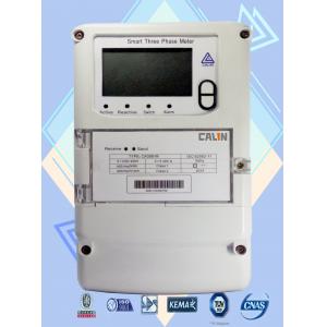 Anti - Tamper Commercial Electric Meter , Optical Port Wireless Power Meter