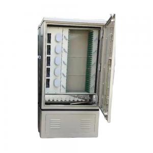 FTTX Outdoor Fiber Optic Cabinet FDT SC Port 288 Fibers Waterproof