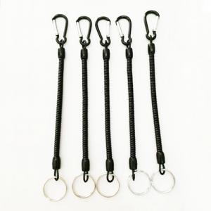 China Universal Plastic Slim 22CM Spring Coil Lanyards Fishing Tackle Missed supplier