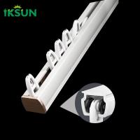 China T5 Temper Curtain Rail Pole Metal Aluminum Curtain Track Rail on sale