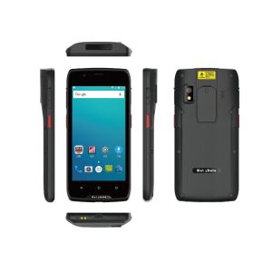Lecteur de codes-barres PDA Android portable avec écran LCD HD de 5 pouces, batterie 4000mAh et NFC 13,56 MHz