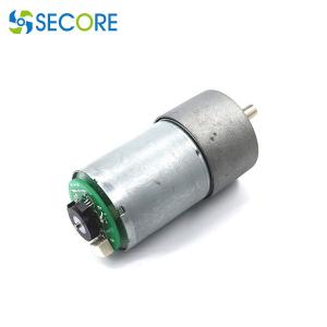 90rpm Door Lock Gear Motor 12V 24V Dia 37mm With Encoder