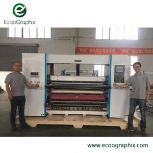 China Shaftless Thermal Paper Slitting Machine 1400mm Unwinding Width supplier