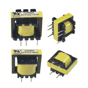 China EE13 ee19 EE10 vertical 12v small high voltage pcb transformer high frequency transformer wholesale