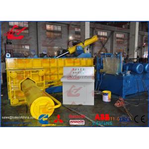 China Heavy Duty HMS Hydraulic Scrap Metal Compactor Recycling Baler Side Push Out supplier