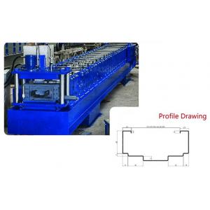China 1.6MM Galvanize Steel Hydraulic Door Frame Roll Forming Machine supplier