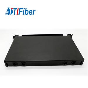 China Slidable Fiber Optic Termination Box Customized 6-48 Cores Rack Mounted Cassette supplier