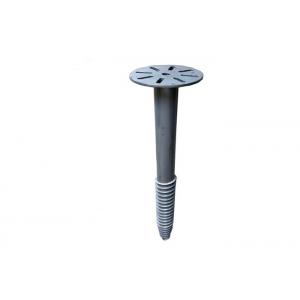 Carbon Steel Galvanized Screw Piles , Solar Mounting System Foundation Screw Anchors