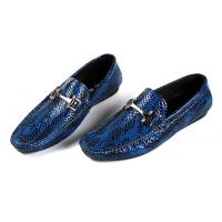 China Alligator Genuine Leather Men Casual Loafers Outdoor Mens PU Loafer Shoes on sale