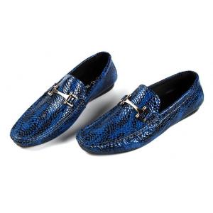 China Alligator Genuine Leather Men Casual Loafers Outdoor Mens PU Loafer Shoes supplier