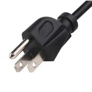 125V USA Extension Cord , UL 3 Pin Plug To 5-15R 10-15A US Power Cord