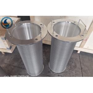 China ID 50mm Stainless Steel 316l Johnson Vee Wire Screen Screw Extruder Filter Cylinder supplier